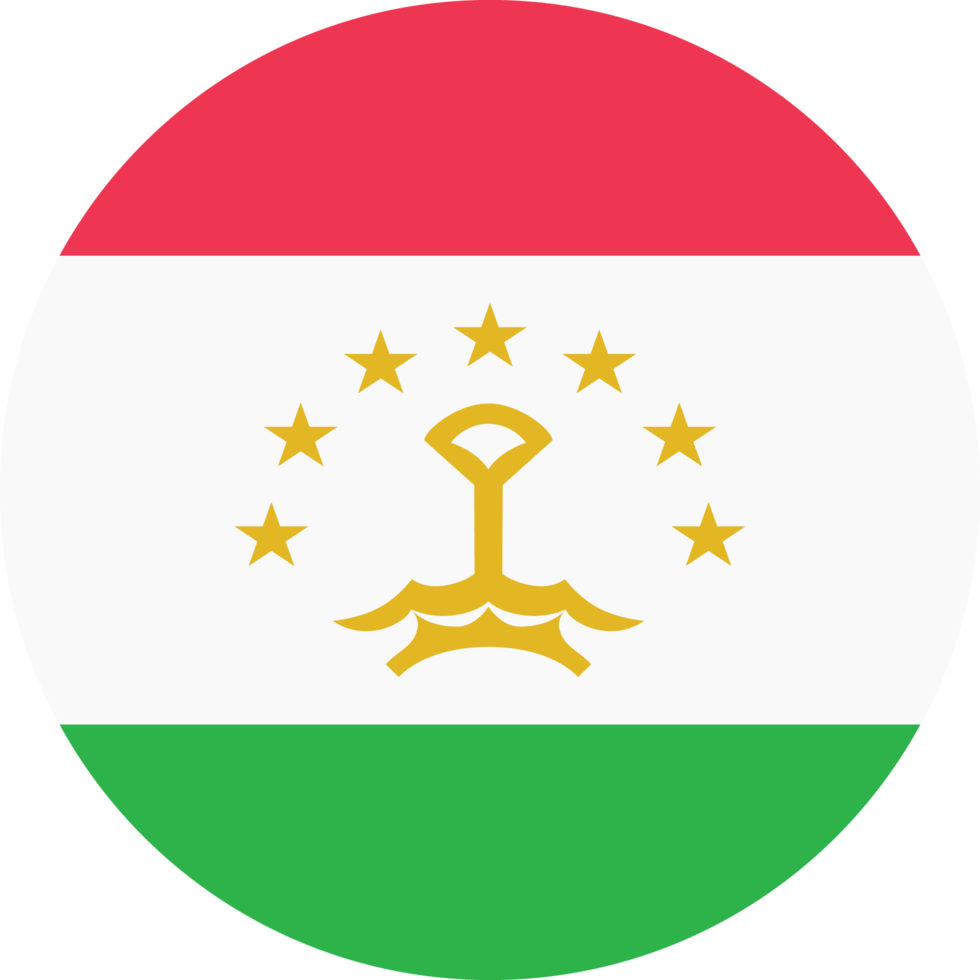 circle flag of tajikistan free png