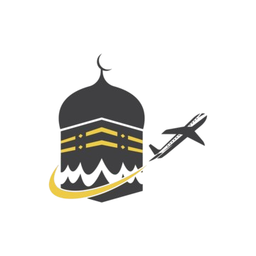 pngtree designing an icon illustration for a travel agency offering hajj and umrah packages with airplane vector image vector png image 37476696 removebg preview